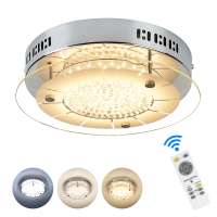 Depuley contemporary decorative smd crystal 18W dimmable luxury living room led ceiling light