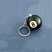 Custom High Quality Metal Ball Bead Chain Keychain