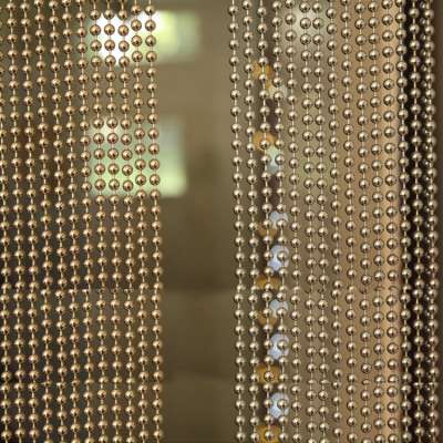 Professional Manufacturer 4.5 mm stainless steel metal bead curtain screen shiny metal ball chain