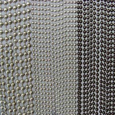 Modern decoration stainless steel door beads metal ball bead chain beaded curtain