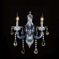 traditional LED crystal wall sconce lighting store