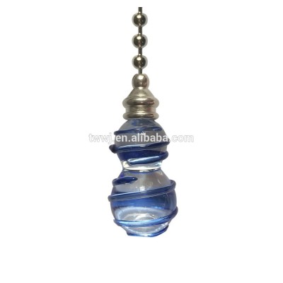 Crystal Pendant Glass Ball Bead Chain Pull Chain for Light Fixtures decoration