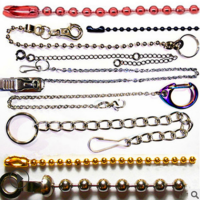 DIY  keychain Accessories metal Ball Bead chain